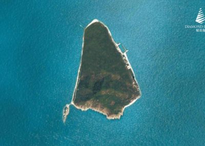 Vista aérea. Diamond Island. Bluerain Holding